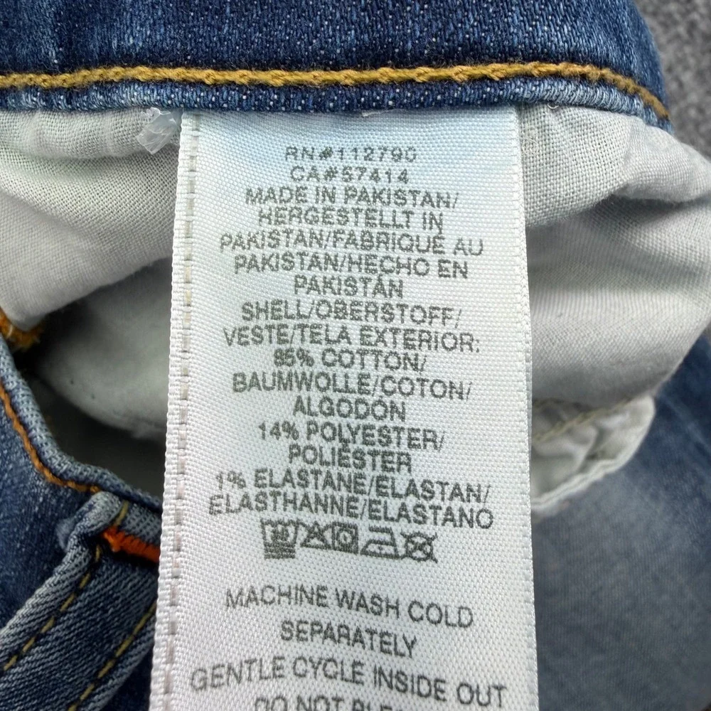 True Religion Jeans Men's 32x34 Blue Ricky Relaxed Straight Flap Pockets